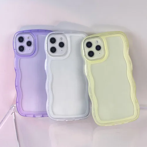 Miniatura 3 de Funda transparente compatible con iPhone 11 Pro, bonita funda delgada de silicona suave, antiarañazos, a prueba de golpes, para mujeres y niñas, Azul