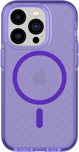 Miniatura 24 de tech21 iPhone 14 Pro Evo Check compatible con MagSafe® - Funda protectora de teléfono delgada y absorbente de golpes con protección FlexShock Negro