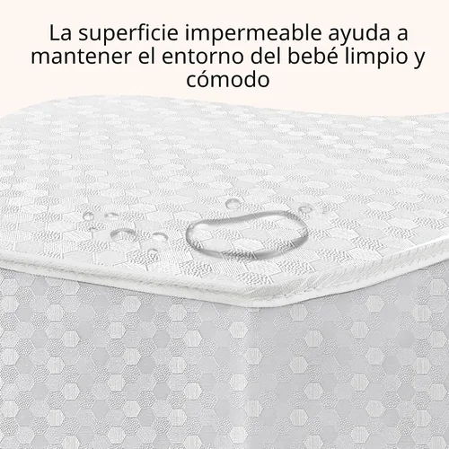 Miniatura 6 de Dream On Me Little Lullaby - Colchón 2 en 1 para cuna, de doble cara para bebés y niños pequeños, funda impermeable, certificado GREENGUARD Gold, se