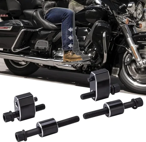 Miniatura 3 de KEMIMOTO Kit de extensores espaciadores para tablero de suelo de 1 pulgada para 2009-2024 2025 Touring Road King Road Glide 2009-2013 FL Trikes