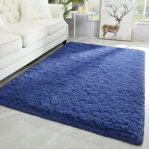 Miniatura 64 de Merelax Alfombra Moderna Suave y Esponjosa Shaggy para Dormitorio Sala de Estar Decoración de Sillas Pequeñas Alfombras Tapetes para Pies Piso, Verde