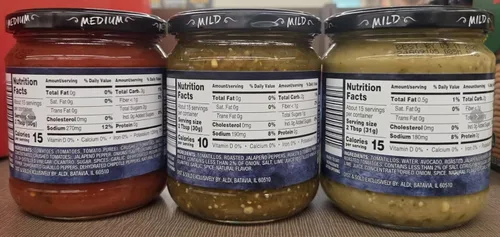 Miniatura 2 de Especialmente seleccionado Premium Verde tostado suave, cuatro pimientos medianos, salsa de tomate de aguacate suave 16oz 15.98 oz (tres frascos)
