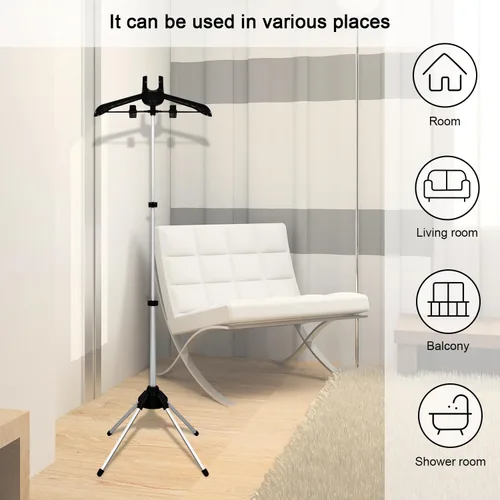 Miniatura 6 de Colgador de ropa para vaporizar,Estante de vapor para ropa,Estante de vaporizador de ropa de mano,Colgador de ropa para planchar con vapor,Soporte