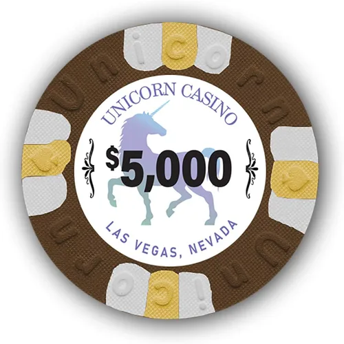 Miniatura 6 de DA VINCI Paquete de 50 fichas de póquer Unicorn All Clay de 0.32 oz con denominaciones, auténticas fichas de casino ponderadas Negro $100