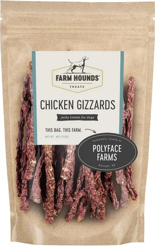 Miniatura 8 de Farm Hounds - Mollejas de pato - Carne seca natural prémium para perros - 100% pato criado humanamente - Rompe al tamaño - Excelente