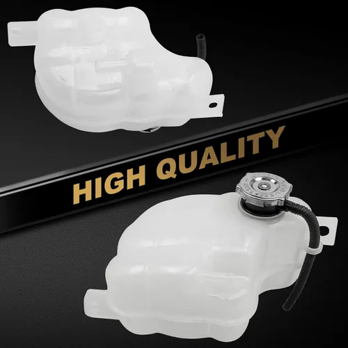Miniatura 4 de Partsflow Tanque de depósito de refrigerante del radiador del motor delantero con tapa y tubo compatible con 2009-2010 Dodge Journey 3.5L