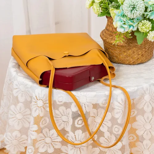 Miniatura 5 de Smileshe Joyero para mujeres y niñas estuche organizador de viaje pequeño de piel sintética cajas de almacenamiento portátiles para anillos aretes