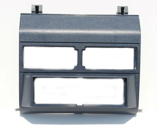 Miniatura 2 de Kit completo de tablero DIN individual azul + kit de bolsillo + arnés de cable + adaptador de antena compatible con GMC Chevrolet Select 1988-1996
