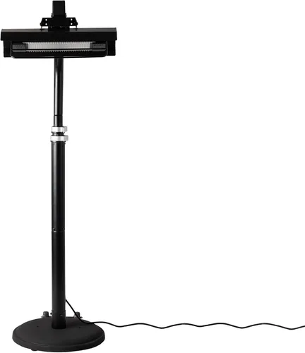 Miniatura 4 de Fire Sense calentador infrarrojo telescópico para exteriores o interiores con poste, Negro
