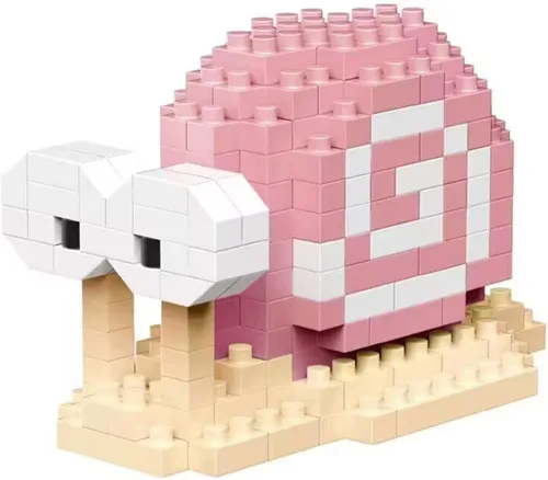 Miniatura 12 de Juego de bloques de construcción micro animales para niños y adultos, para decoración del hogar y la oficina KLJM-10 (león, 203 piezas)