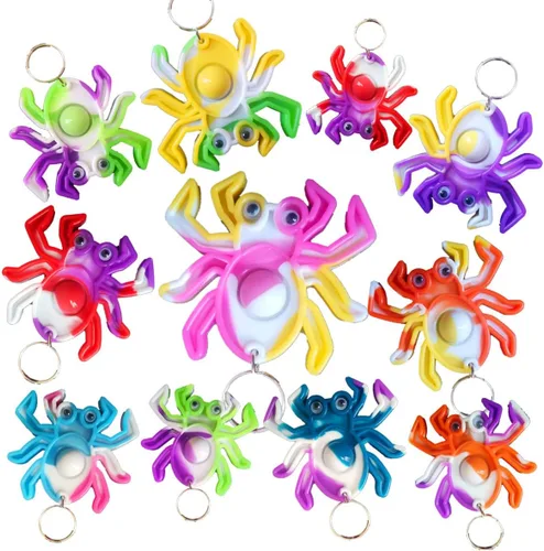 Miniatura 8 de Paquete de 100 mini juguetes para ansiedad de fantasmas de Halloween a granel para niños, recuerdos de fiesta y regalos para estudiantes en el aula