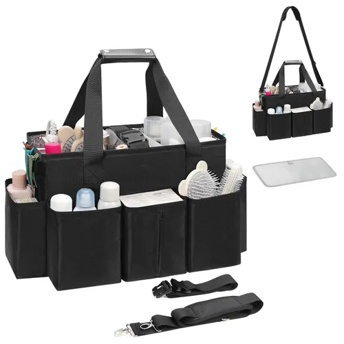 Miniatura 9 de Bolsa de viaje para estilista, bolsa de viaje extra grande para herramientas para el cabello, organizador de herramientas para el cabello