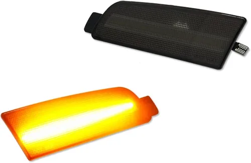 Miniatura 11 de Luz LED Ámbar Lente Ámbar Marca Lateral de Parachoques Delantero Lámpara de Guardabarros Compatible con Mazda 6 2009 2010 2011 2012 2013
