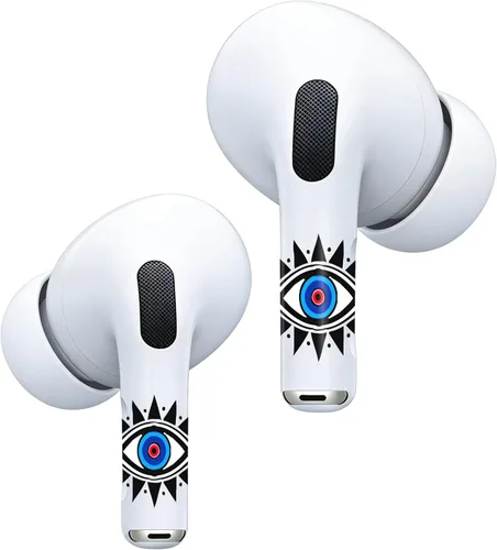 Miniatura 11 de RockMax Funda para AirPods 4, bonita calcomanía para AirPods 4ª generación, compatible con funda de mariposa AirPod 2024, envoltura de tatuaje