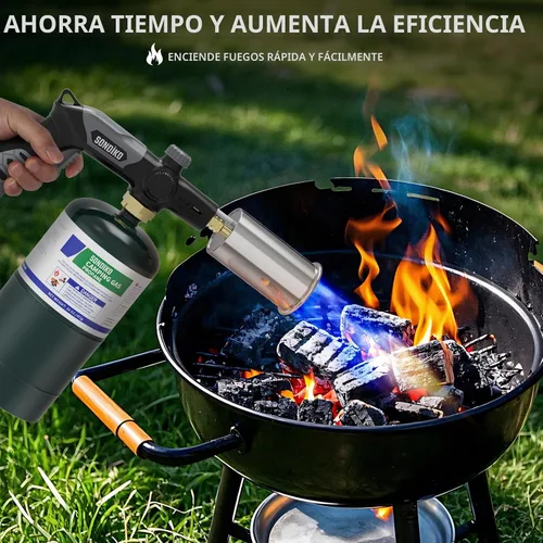 Miniatura 8 de Sondiko Soplete Potente de Propano para Parrilla y Cocina L8010, Sous Vide, Arrancador de Fogata, Quemador de Antorcha de Madera Ajustable para Negro