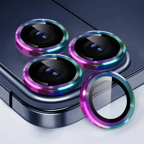 Miniatura 19 de Paquete de 2X2 Protector de Lente de Cámara para iPhone 17, iPhone 16 Plus/ 16 Protector de Pantalla de Lente de Vidrio Templado Cubierta de Cámara