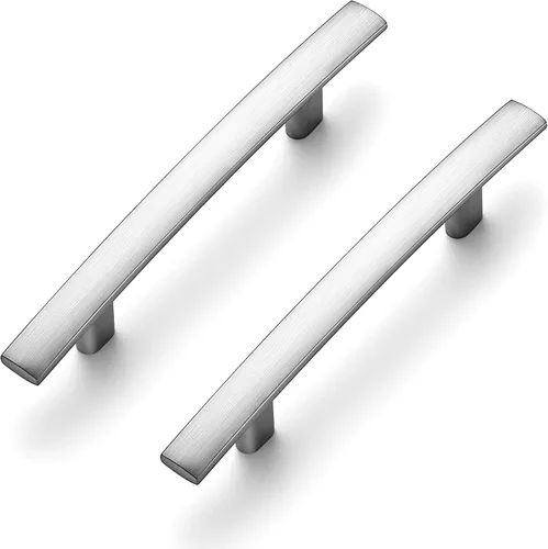 Miniatura 12 de Ravinte Paquete de 1 tirador curvado de gabinete de 5-3/16 pulgadas color negro mate para cajones de cocina, manijas de arco de gabinete de 5-3/16