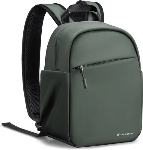 Miniatura 13 de K & F CONCEPT Bolso pequeño para cámara para fotógrafo, bolsa de hombro cruzada para cámara DSLR/SLR/sin espejo, estuche compacto para cámara