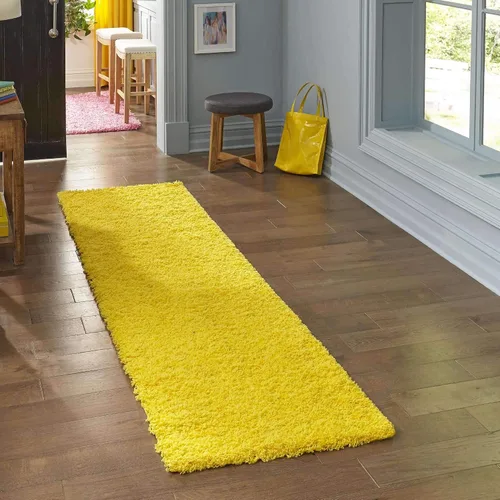 Miniatura 41 de Unique Loom Zuniga Solid Shag Collection alfombra moderna de felpa negra de área (7' 0 x 10' 0)