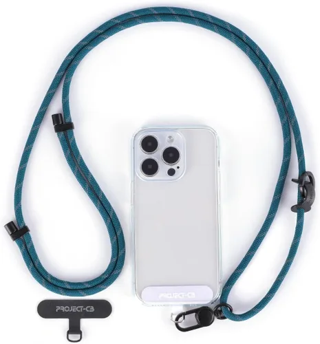 Miniatura 18 de Cordón para teléfono celular 1, Pestaña de sujeción para teléfono 2, Correa cruzada para teléfono, Cordones para alrededor del cuello, Correa Negro-b