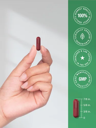 Miniatura 7 de Horbäach Cápsulas de polvo de raíz de remolacha de 8000 mg 320 píldoras Fórmula sin OMG, sin gluten Suplemento de extracto de hierbas de alta