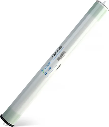 JTAPURE Membrana XULP 4040 RO, filtro de ósmosis inversa de presión extra baja de 4 x 40 pulgadas, 2600 GPD de alto flujo a 100 PSI, rechazo estable