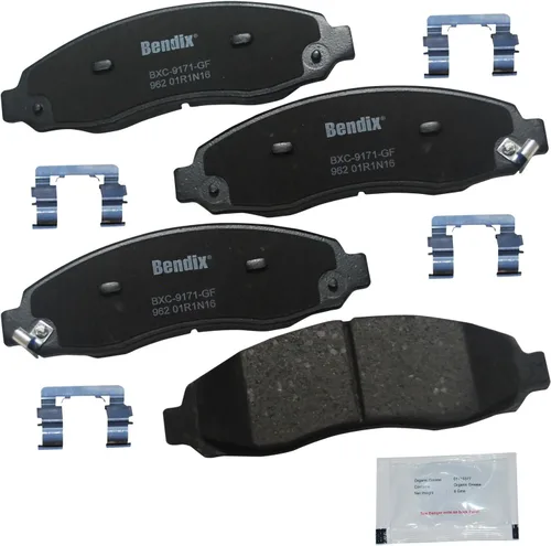 Miniatura 174 de Pastillas de freno delanteras cerámicas Bendix Priority1 CFC2302 para Hyundai Elantra 2021, Sonata 2022-2020, Kia K5 2023-2021