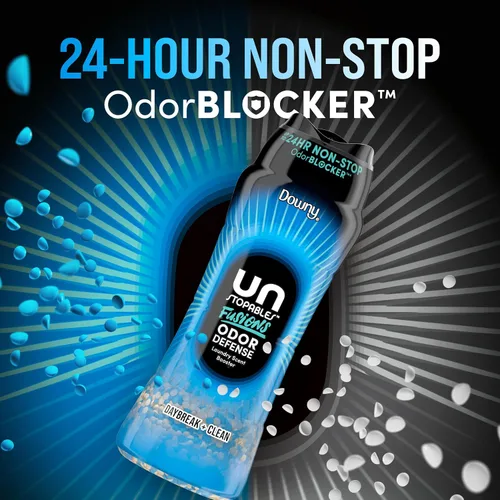 Miniatura 2 de Downy Unstopables Fusions Defensa contra Olores Cuentas Potenciadoras de Aroma para Lavandería en el Lavado, Aroma Daybreak + Clean, 10.7 onzas