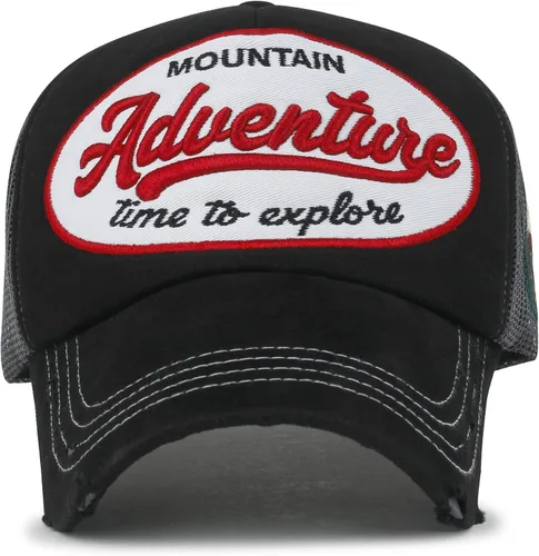 Miniatura 2 de ililily Road Trip - Gorra de béisbol vintage con cierre de broche