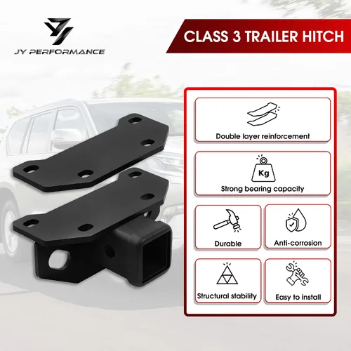 Miniatura 4 de JY PERFORMANCE Enganche de remolque para Lexus GX460 2010-2024, Clase 3 III de 2 pulgadas (placa de ajuste incluida)