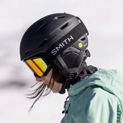 Miniatura 3 de SMITH Vogue - Gafas para mujer – Gafas de deporte de nieve de alto rendimiento con lente reemplazable para esquí y snowboard Espejo sensor azul negro