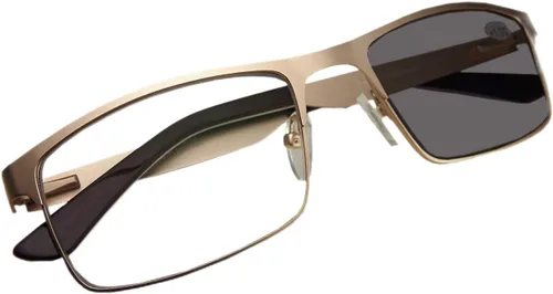 Miniatura 6 de Circleperson Gafas de lectura fotocromáticas fotocromáticas sensibles a la luz para los lectores de sol bisagras de resorte 55-17 protección UV