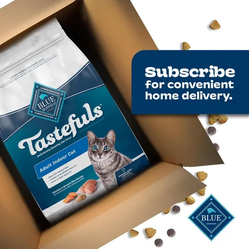 Miniatura 11 de Blue Buffalo Tastefuls - Alimento seco para gatos adultos, fórmula para gatos de interior, fabricada en los Estados Unidos con ingredientes