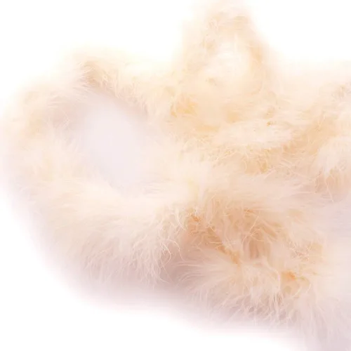 Miniatura 5 de HairBow Center LLC Boa de plumas de marabú flaco - 2 yardas - Negro