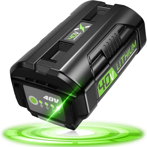 Reemplazo de 40 V OP40601 para batería Ryobi de 40 V 5.0 Ah, compatible con batería de litio Ryobi de 40 voltios OP4026 OP4050A OP4040 OP4030 OP4050