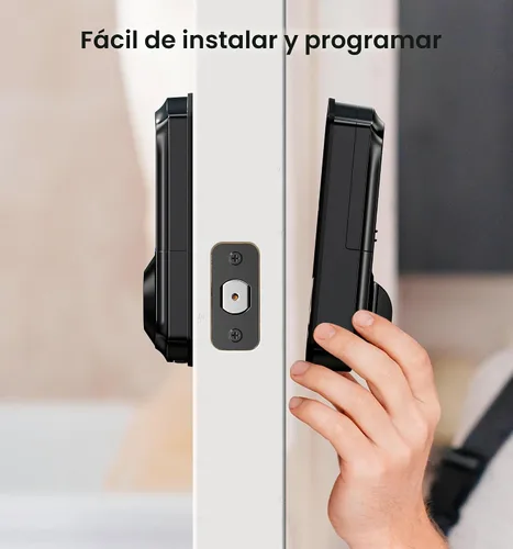 Miniatura 15 de Veise VE017 Cerradura inteligente de puerta con huellas dactilares, control por aplicación, entrada sin llave 7 en 1, bloqueo automático, puerto
