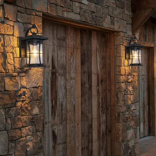 Miniatura 3 de Accesorios de iluminación para exteriores, montaje en pared, 1 luz de 15 pulgadas de alto, luz exterior del atardecer al amanecer para casa, farol