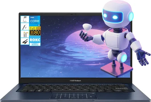 Miniatura 11 de ASUS Vivobook 14" Laptop FHD de 250 nits, Intel i3-1315U, 16 GB de RAM+SSD de 1 TB, ligero y batería de todo el día, durabilidad, Windows 11