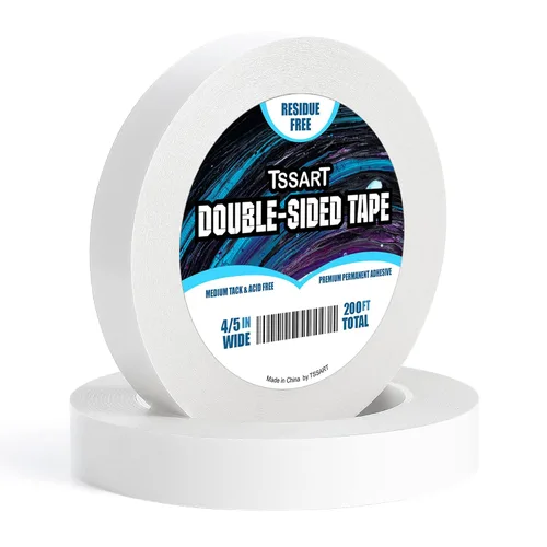 Miniatura 9 de Cinta de doble cara ultrafina permanente - Cinta adhesiva de doble cara para artes, manualidades, fotografía, álbumes de recortes, rasgón a mano