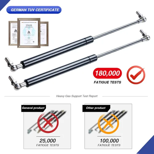 Miniatura 5 de 13 "100 lbs/445N gas Spring Shock Struts Material de la tubería de acero de alta precisión La carga es más grande, el interruptor de choque