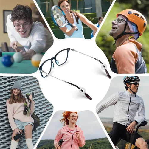 Miniatura 7 de SMARTTOP 14 Pares de Agarres/Fundas para Orejas de Anteojos Sujetador - Ganchos para Orejas de Gafas - Agarre Cómodo Antideslizante para Orejas