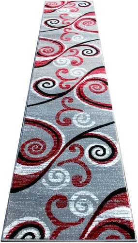 Miniatura 14 de Masada Rugs, Stephanie Collection - Alfombra de área moderna y contemporánea, 1100, turquesa, gris, blanco, negro (2 pies x 3 pies)