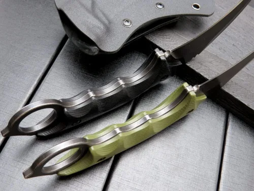 Miniatura 5 de Gtkii Cuchillo de garra Gtk111, hoja de acero D2, mango antideslizante G10, funda Kydex, afilado, campamento al aire libre, caza, herramienta EDC