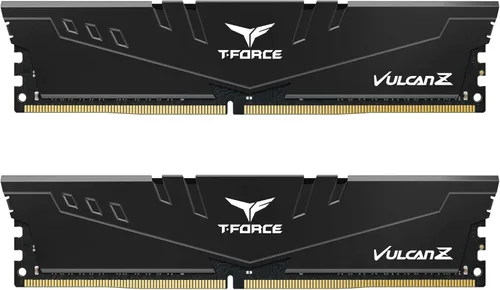 TEAMGROUP T-Force Vulcan Z DDR4 16GB Kit (2x8GB) 3200MHz (PC4-25600) CL16 Módulo de memoria de escritorio Ram Negro TLZBD416G3200HC16FDC01