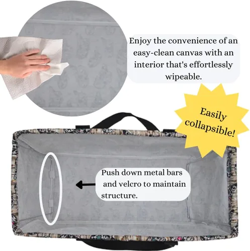 Miniatura 86 de NGIL Bolsa de comestibles reutilizable extra grande plegable de gran tamaño para comestibles, almacenamiento, picnic, playa, Bronco-negro occidental