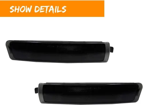 Miniatura 2 de ADIIL Lente ahumada delantera de guardabarros lateral, luz de señal de giro para lámpara de señal de giro compatible con BMW Z3 M Coupe Roadster