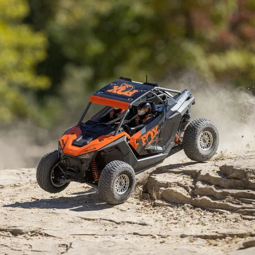 Miniatura 5 de Losi Camión RC 1/10 RZR Rey 4 ruedas de tracción sin escobillas Listo para funcionar Batería y cargador no incluidos Fox LOS03029T2 Camiones