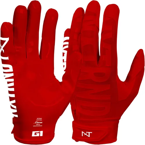 Miniatura 15 de Nxtrnd G1 Pro - Guantes de fútbol americano para hombre, guantes de receptor pegajosos para adultos