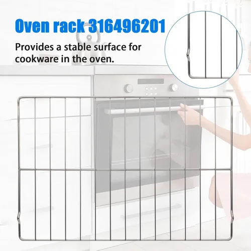Miniatura 4 de Parrilla de Horno de Rango Mejorada 31649620 para Horno GE, 24.2 x 16 Pulgadas, Parrilla de Horno de Repuesto AP4040129, 316496207, 316404501