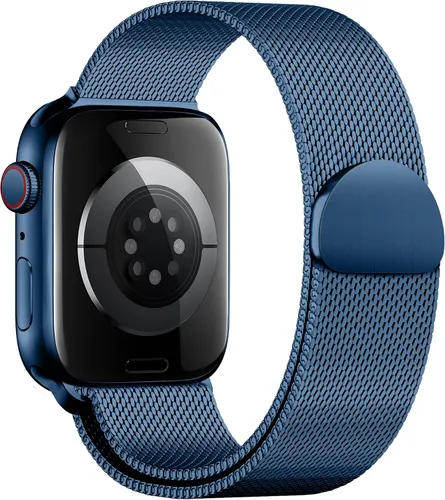 Miniatura 24 de QOKNUL Compatible con correas de Apple Watch de 1.929 in, 1.811 in, 1.772 in, 1.732 in, 1.654 in, 1.614 in, 1.575 in, 1.496 in, correa de malla